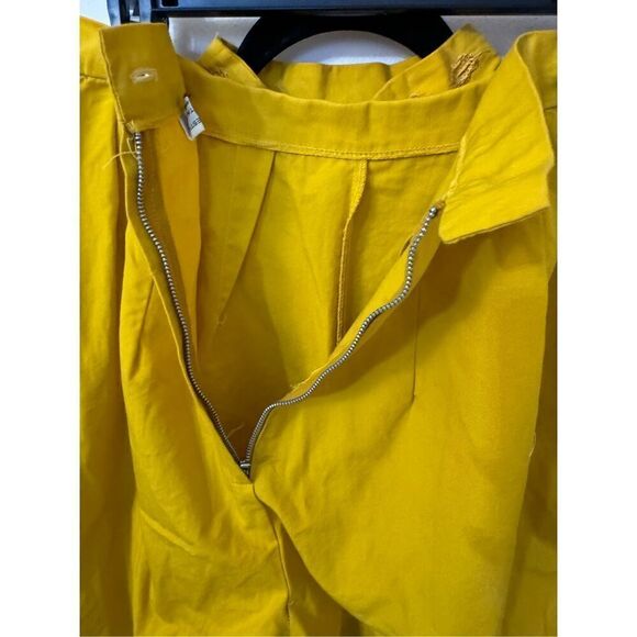 Vintage 60s Goldenrod Floral Embroidered Pants Set XS/S - Picture 9 of 9